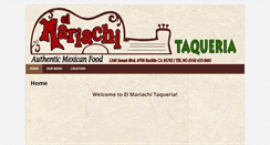 Desktop Screenshot of elmariachitaqueria.com