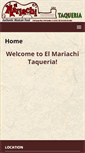 Mobile Screenshot of elmariachitaqueria.com